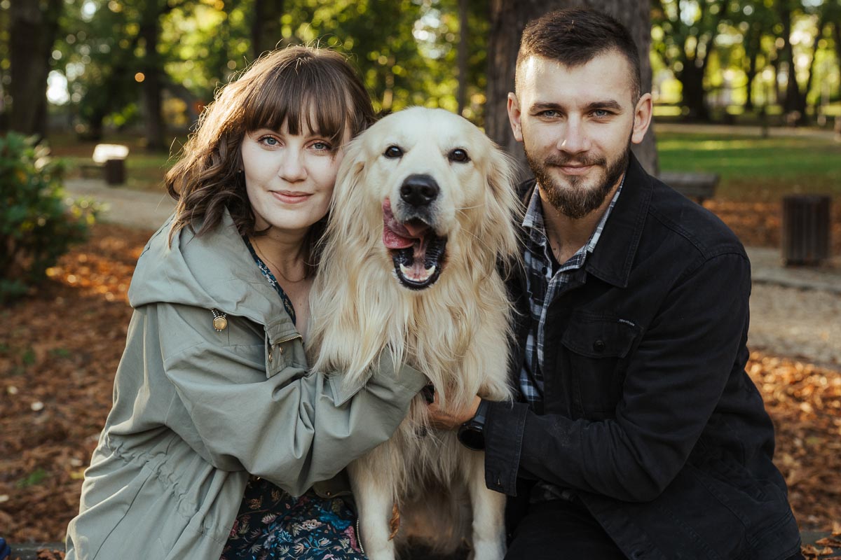 Karolina + Michał + Skalpel… rodzinna sesja z czworonożnym przyjacielem :)